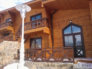 Вириби з зрощеного 3х та 4х шарового брусу &mdash; EKRAN vikonni konstruktsiyi